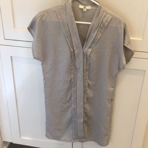 Gray silky dress